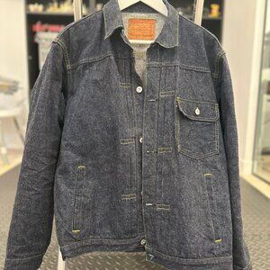 Samurai Jeans S5512PX 15oz. Type 1 Jacket with hand warmer pockets Size XL